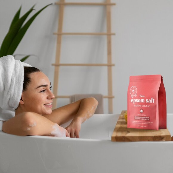 Pure Epsom Salt Soaking Solution - Vitamin Citrus - 3lbs - Picture 7 of 8